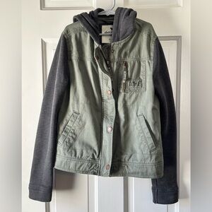 Abercrombie Kids Green and Black Jacket